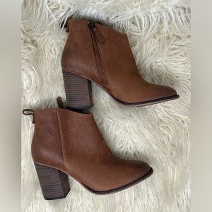 BP Cognac Leather Boots size 7 from Nordstrom